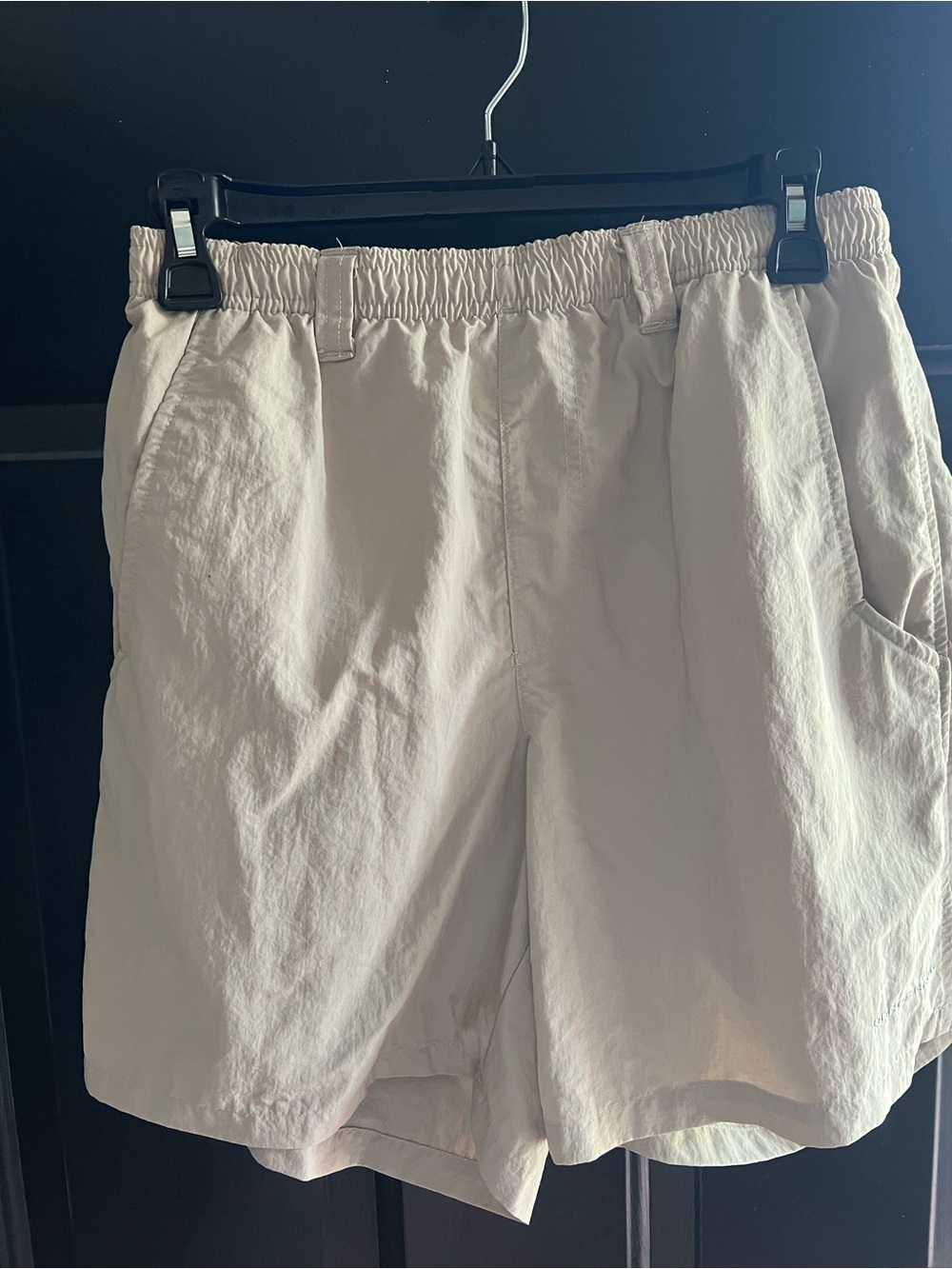 Columbia Men’s Light Beige Athletic Shorts